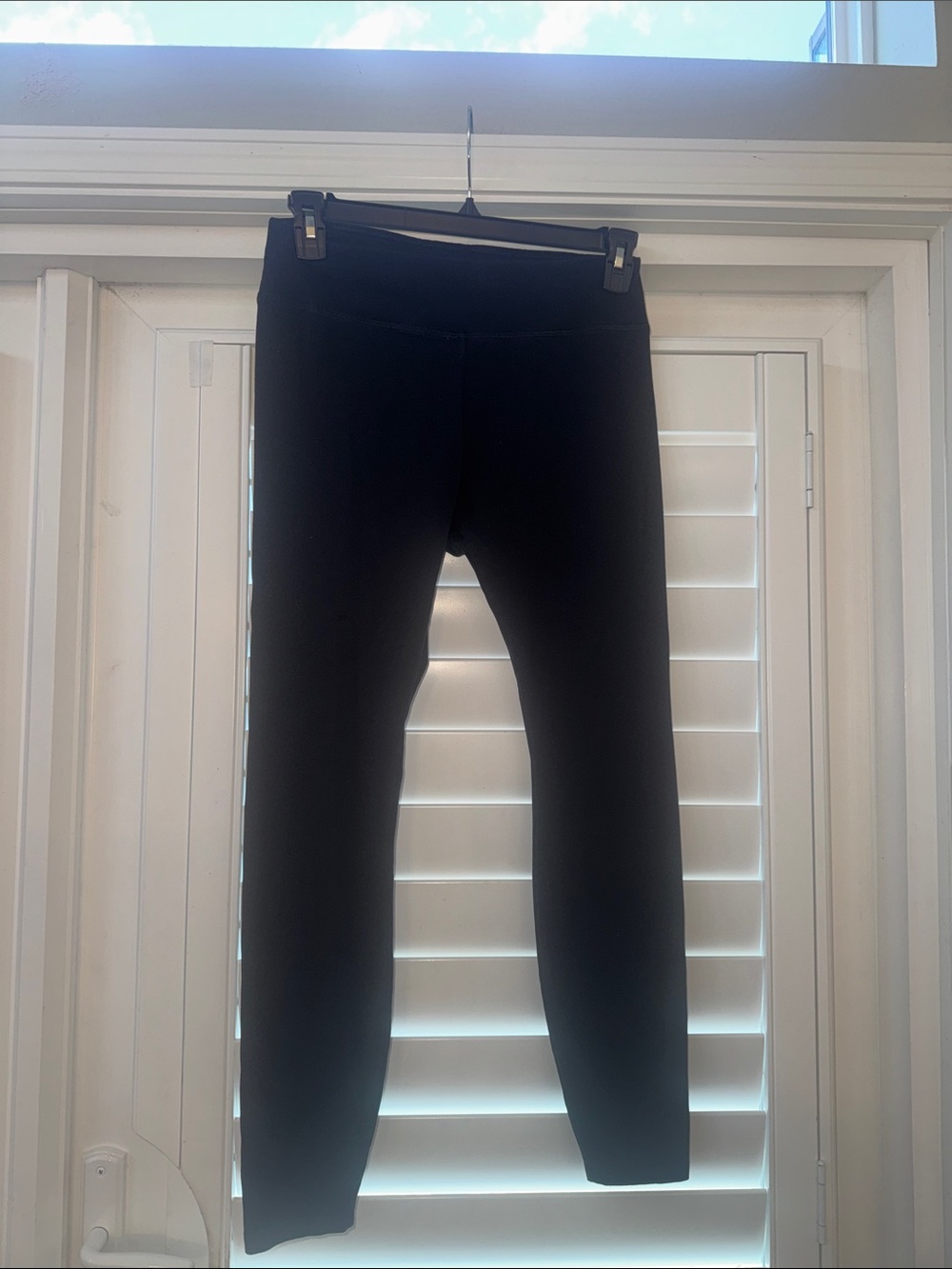 Pact Woman’s Black Leggings - Classic Stretch Bottoms Large